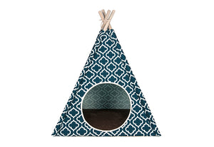 Gallery: Pet Teepee Moroccan Navy Blue PY6008DUF